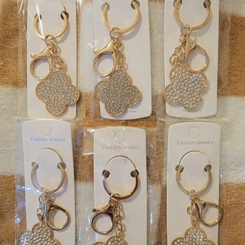 Gold Or  Silver Keychain / Bag Charm